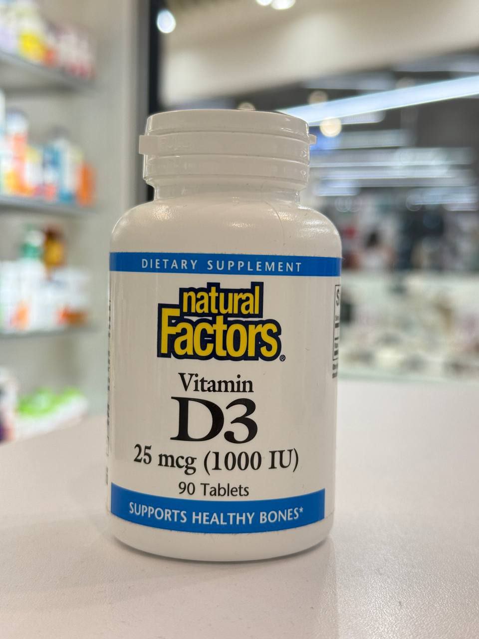 Naturals factors Д3 1000 90 таблеток